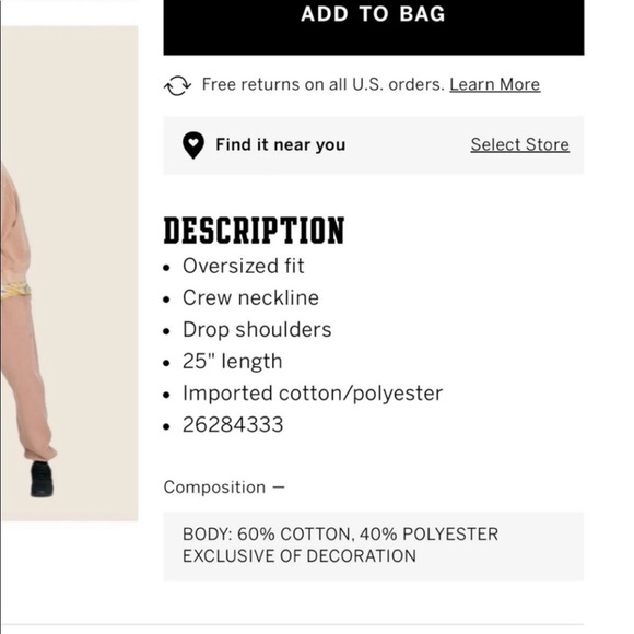 Vs pink high waist campus jogger fleece crew sweatshirt skyline blue tie dye - Picture 11 of 15